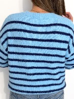Pull Maxence (rayé bleu)