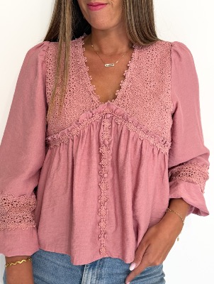 Blouse Dolorès (rose)