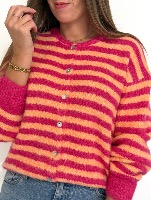 Gilet Tom fushia/orange