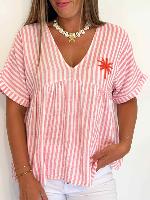 Blouse Célia (corail)