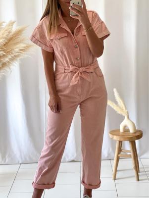 Combi pantalon Manon (rose)