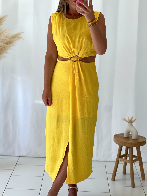 Robe Ornella (jaune)