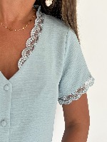 Blouse Coline (vert d’eau)