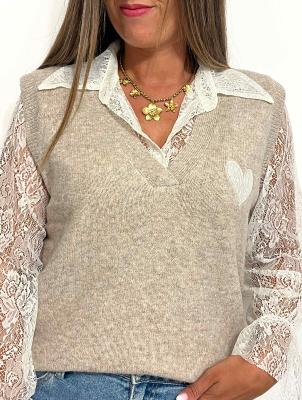 Ensemble Alex (Pull et blouse)