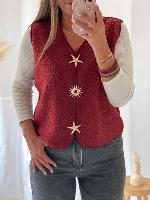 Gilet Basile (bordeaux)