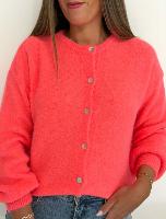 Gilet Jules Alpaga (corail fluo)