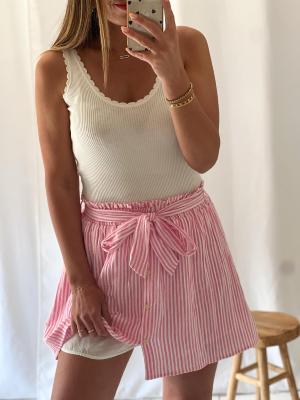 Jupe short Marina (rose)
