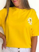 Tee shirt Smiley (jaune)