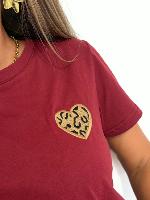 Tee shirt Lucie (bordeaux)