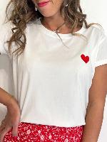 Tee shirt Heart (rouge)