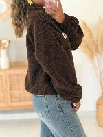Veste polaire Aria (chocolat)