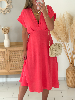 Robe Amalya (corail)