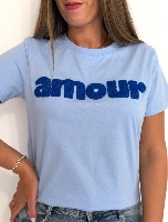 Tee shirt Amour (bleu)