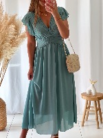 Robe Gabriella (vert céladon)