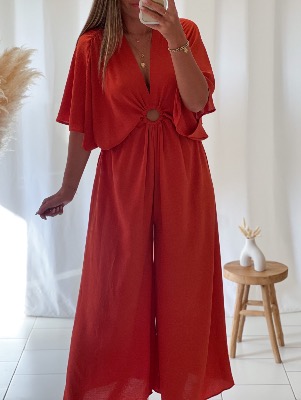 Combi pantalon Léa (rouille)