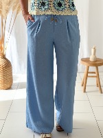Pantalon Mathys (bleu)