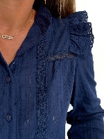 Blouse Doreen (marine)