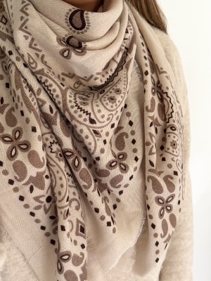 Écharpe bandana (écrue)