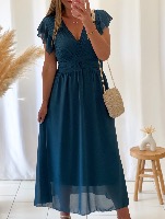 Robe Gabriella (bleu canard)