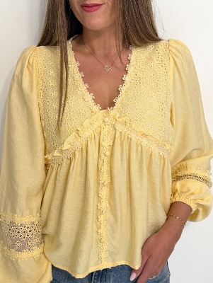 Blouse Dolorès (jaune)