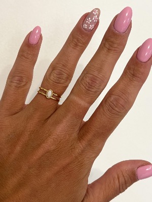 Bague Lilou (blanche)