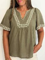 Blouse Salia (kaki)