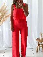 Combi pantalon Victoire (corail)