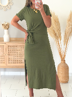 Robe Albane (vert olive)