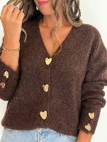 Gilet Cléa (chocolat)