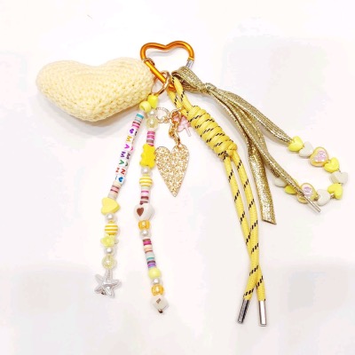 Porte clés Grigris Maman (jaune)