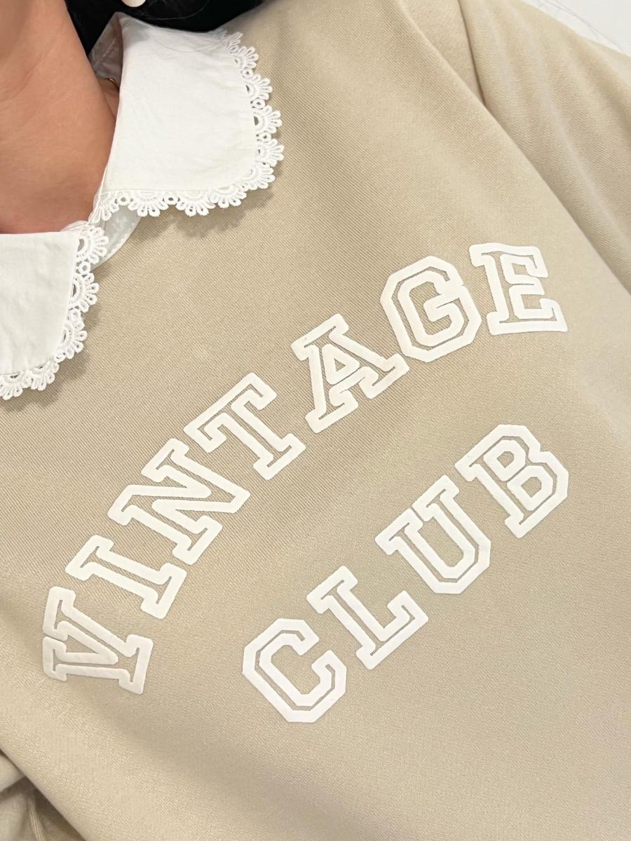 Sweat à Capuche Courrèges Beige Et Blanc Cassé - Maille Vintage, Taille XS, Occasion Très Bon état