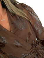 Robe Vincenza chocolat