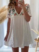 Robe combi Soraya (blanc)