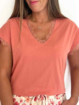 Tee shirt Julien (vieux rose)