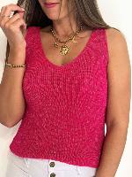 Top Elisa  (fuchsia)