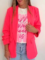 Veste blazer Nolan (rose fluo)