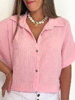 Chemise Anissa (rose bébé)