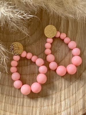 Boucles d’oreilles Lital (rose)