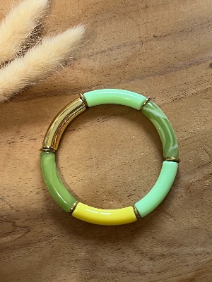 Bracelet Titia (jaune/vert)