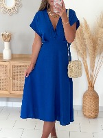 Robe Amalya (bleu roi)