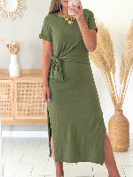 Robe Albane (vert olive)