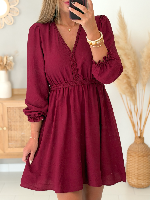 Robe Justine (bordeaux)