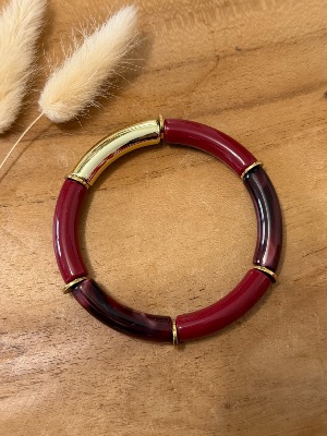 Bracelet Titia (bordeaux)