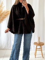 Manteau/cape Suzy (noir)