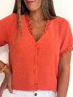 Blouse Coline (corail)