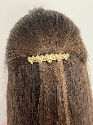 Barrette multi Coeurs