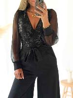 Combi pantalon Mélaine (noir)