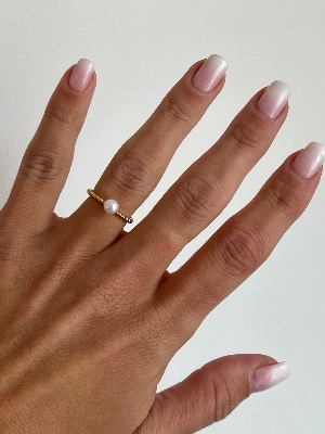Bague Perline