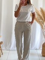 Pantalon Lila (beige)