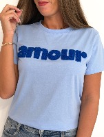 Tee shirt Amour (bleu)